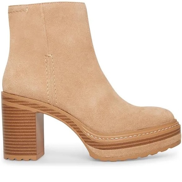 Steve Madden Shaniya Boot in Sand Suede - Picture 1 of 12